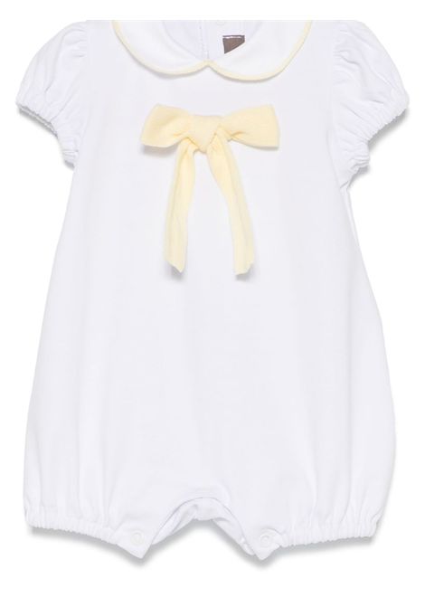 Tutina con fiocco LITTLE BEAR | 1033BCO/GIALLO